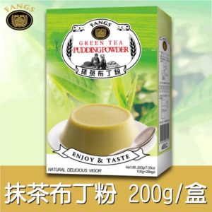 抹茶布丁粉200公克盒裝